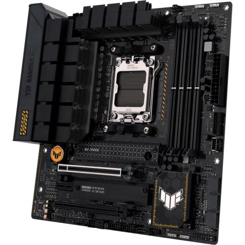 TUF GAMING B650M PLUS WIFI Gaming Desktop Motherboard   AMD B650 Chipset   Socket AM5   Micro ATX Alternate-Image5/500