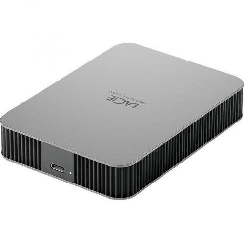 LaCie Mobile Drive Secure STLR4000400 4 TB Portable Hard Drive   3.5" External   Space Gray Alternate-Image5/500