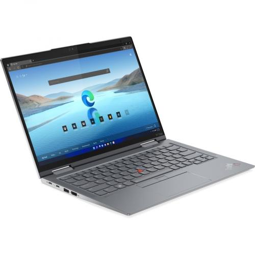 Lenovo ThinkPad X1 Yoga Gen 8 21HQ000BUS 14" Touchscreen Convertible 2 In 1 Notebook   WUXGA   Intel Core I7 13th Gen I7 1365U   Intel Evo Platform   16 GB   512 GB SSD   Storm Gray Alternate-Image5/500
