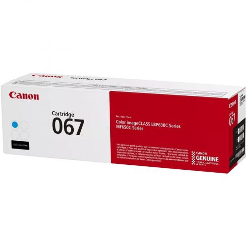 Canon 067 Cyan Toner Cartridge, Compatible To MF656Cdw, MF654Cdw, MF653Cdw, LBP633Cdw And LBP632Cdw Printers Alternate-Image5/500