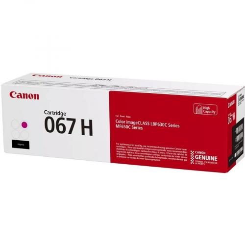 Canon 067 Magenta Toner Cartridge, High Capacity, Compatible To MF656Cdw, MF654Cdw, MF653Cdw, LBP633Cdw And LBP632Cdw Printers Alternate-Image5/500