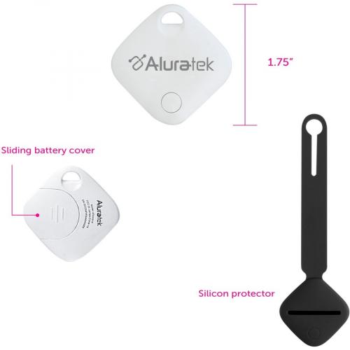 Aluratek Track Tag Asset Tracking Device Alternate-Image5/500