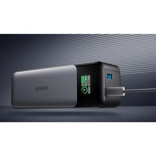 Anker 737 USB C 3 Port Power Bank Power Bank   24,000 MAh Battery Capacity   Charge & Recharge At Up To 140W   Ultra Powerful Two Way Charging   Powered By GaNPrime   ActiveShield 2.0 For Safer Charging Alternate-Image5/500