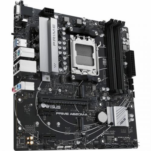 Asus Prime PRIME A620M A CSM Desktop Motherboard   AMD A620 Chipset   Socket AM5   Micro ATX Alternate-Image5/500