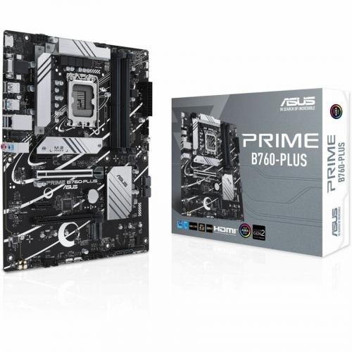Asus Prime PRIME B760 PLUS Desktop Motherboard   Intel B760 Chipset   Socket LGA 1700   ATX Alternate-Image5/500