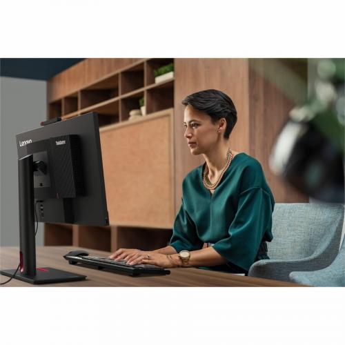 Lenovo ThinkCentre Tiny In One 24" Class Webcam LED Touchscreen Monitor   16:9   4 Ms Alternate-Image5/500