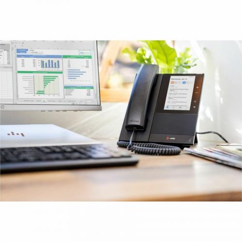 Poly CCX 505 IP Phone   Corded   Corded/Cordless   Bluetooth, Wi Fi   Desktop, Wall Mountable   Black Alternate-Image5/500