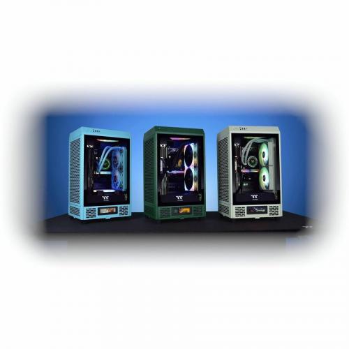 Thermaltake The Tower 200 Matcha Green Mini Chassis Alternate-Image5/500