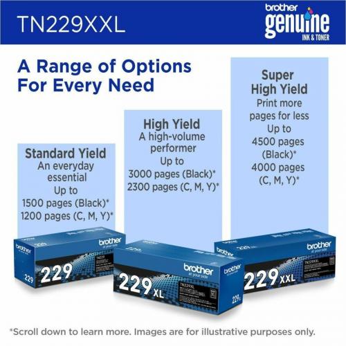 Brother Genuine TN229XXLM Super High Yield Magenta Toner Cartridge Alternate-Image5/500