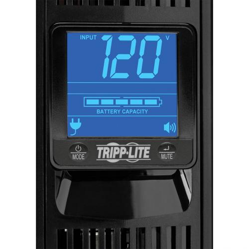 Tripp Lite By Eaton SmartPro LCD 120V 1200VA 700W Line Interactive UPS, AVR, 2U Rack/Tower, LCD, USB, DB9 Serial, 8 Outlets   Battery Backup Alternate-Image5/500