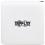 Tripp Lite By Eaton Compact 1 Port USB C Wall Charger   GaN Technology, 100W PD3.0 Charging, White Alternate-Image6/500