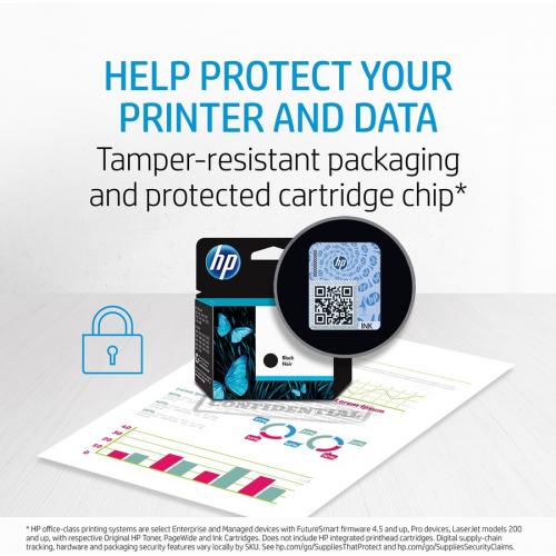 HP 564 Black Ink Cartridge | Works With DeskJet 3500; OfficeJet 4620; PhotoSmart B8550, C6300, D5400, D7560, 5510, 5520, 6510, 6520, 7510, 7520, Plus, Premium, EStation Series | CB316WN Alternate-Image6/500
