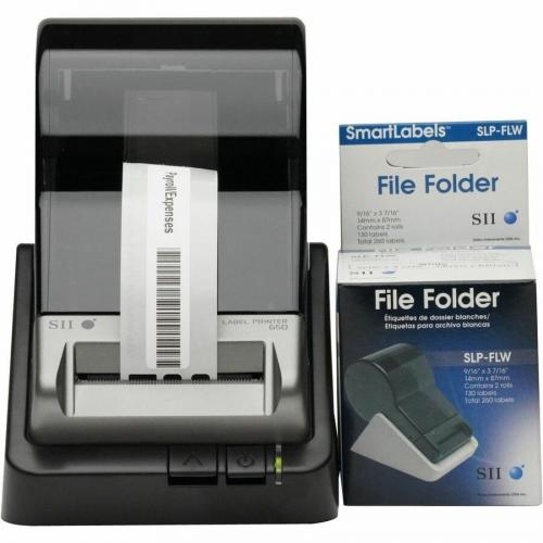 Seiko SLP FLB White/Blue File Folder Labels Alternate-Image6/500