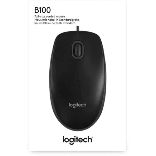 Logitech B100 Optical USB Mouse Alternate-Image6/500