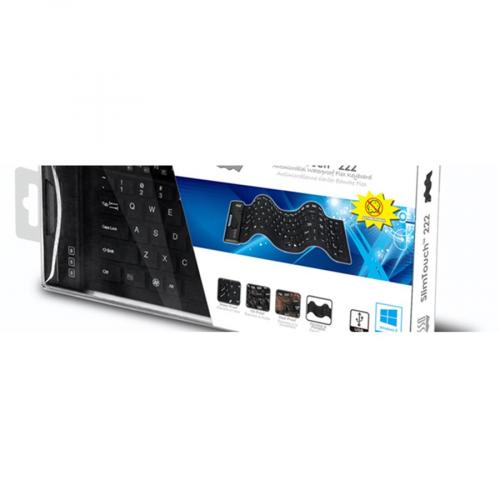 Adesso Antimicrobial Waterproof Flex Keyboard (Compact Size) Alternate-Image6/500
