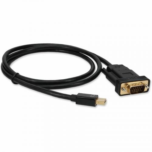 6ft Mini DisplayPort 1.1 Male To VGA Male Black Cable For Resolution Up To 1920x1200 (WUXGA) Alternate-Image6/500
