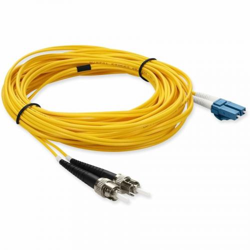 AddOn 1m LC (Male) To ST (Male) Yellow OS2 Duplex Fiber OFNR (Riser Rated) Patch Cable Alternate-Image6/500
