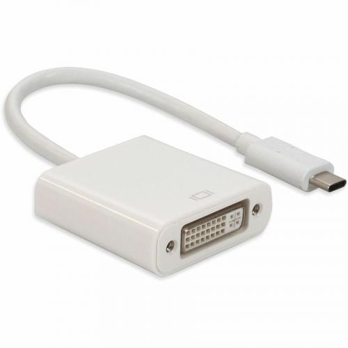 AddOn USB 3.1 (C) Male To DVI I (29 Pin) Female White Adapter Alternate-Image6/500