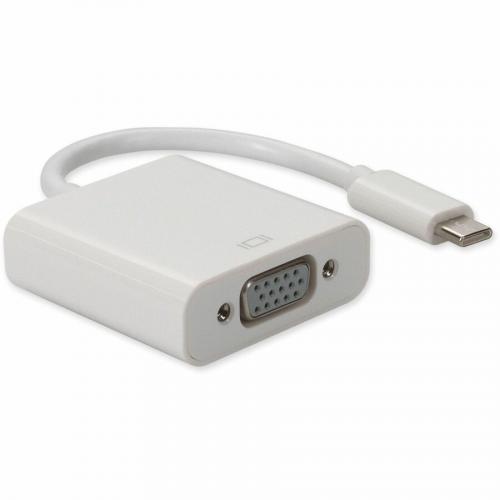 AddOn USB 3.1 (C) Male To VGA Female White Adapter Alternate-Image6/500
