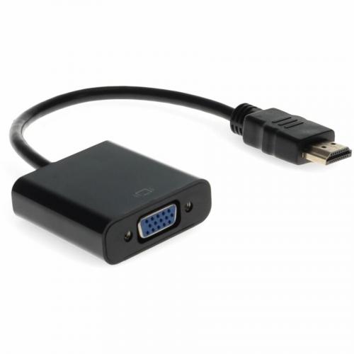 HP H4F02UT#ABA Compatible HDMI 1.3 Male To VGA Female Black Active Adapter For Resolution Up To 1920x1200 (WUXGA) Alternate Image6/500