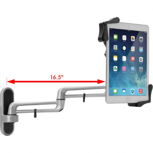 CTA Digital Articulating Tablet Wall Mount For Tablets, Including IPad 10.2 Inch (7th/ 8th/ 9th Generation) Alternate-Image6/500