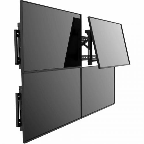 StarTech.com Video Wall Mount   For 45" To 70" Displays   Pop Out Design   Micro Adjustment   Steel   VESA Wall Mount   TV Video Wall System Alternate-Image6/500