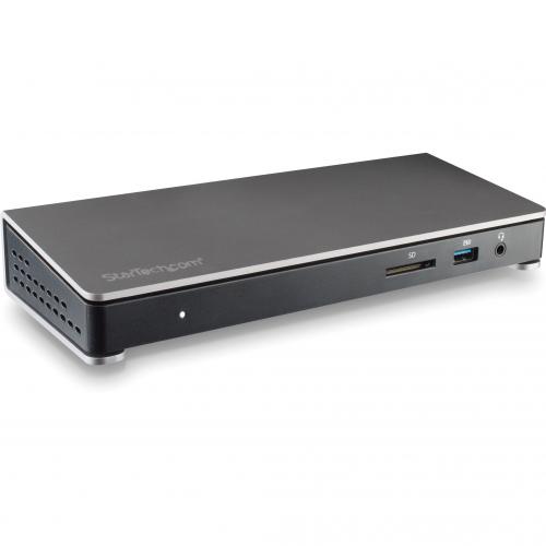 StarTech.com Thunderbolt 3 Dock   Dual Monitor 4K 60Hz TB3 Docking Station With DisplayPort   85W Power Delivery, 6 Port USB 3.0, SD, GbE Alternate-Image6/500