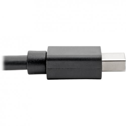 Eaton Tripp Lite Series Keyspan Mini DisplayPort To DisplayPort Adapter, 4K 60 Hz, Black (M/F), 6 In. (15.24 Cm) Alternate-Image6/500