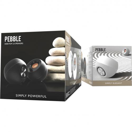 Creative Pebble 2.0 Speaker System   4.40 W RMS   White Alternate-Image6/500