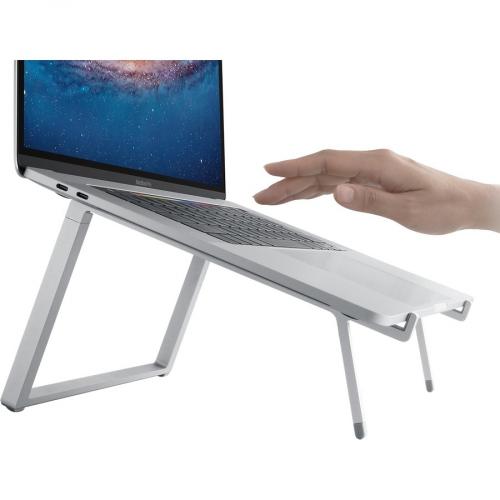 Rain Design MBar Pro+ Foldable Laptop Stand Silver Alternate-Image6/500
