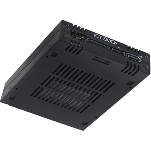 Icy Dock ExpressCage MB742SP B Drive Enclosure For 3.5"   Serial ATA/600 Host Interface Internal   Black Alternate-Image6/500