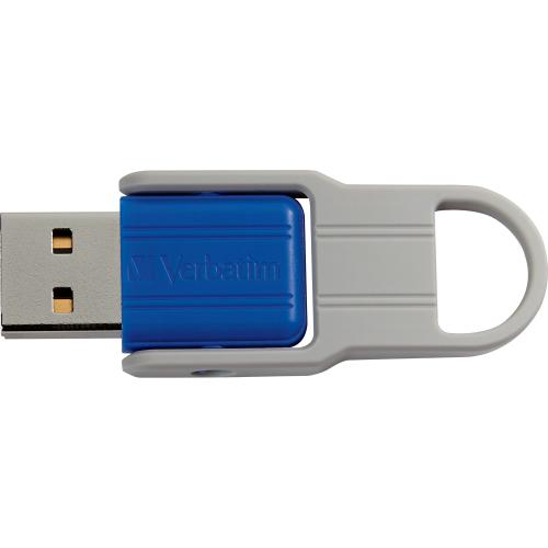 32GB Store 'n' Flip&reg; USB Flash Drive   2pk   Blue, Mint Alternate-Image6/500