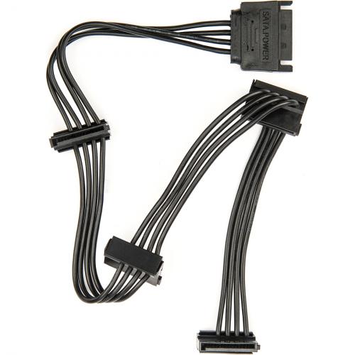 Rocstor Splitter Cord   For Hard Drive, Solid State Drive, Optical Drive   Black Alternate-Image6/500