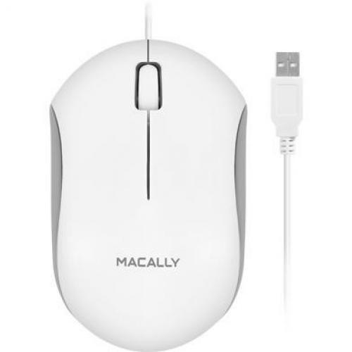 Macally Full Size USB Keyboard And Optical USB Mouse Combo For Mac Alternate-Image6/500