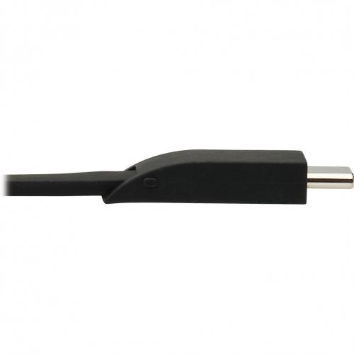 Tripp Lite By Eaton 4 Port USB C Hub With Self Storing Cable, USB 3.x (5Gbps), 2x USB A, 2x USB C, 100W PD Charging, Black Alternate-Image6/500