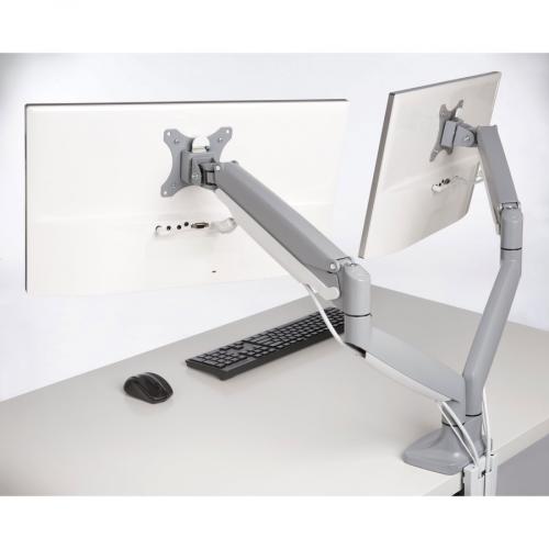 Kensington SmartFit Mounting Arm For Monitor   Silver Gray Alternate-Image6/500