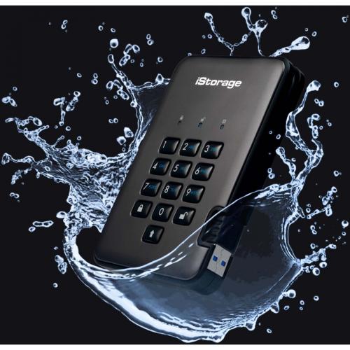 IStorage DiskAshur PRO2 HDD 1 TB | Secure Hard Drive | FIPS Level 3 Certified | Password Protected | Dust/Water Resistant. IS DAP2 256 1000 C X Alternate-Image6/500