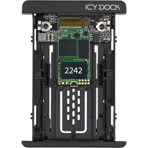 Icy Dock MB705M2P B Drive Enclosure For 2.5"   U.2 (SFF 8639) Host Interface External   Black Alternate-Image6/500