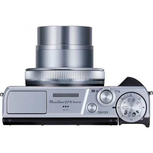 Canon PowerShot G7 X Mark III 20.1 Megapixel Compact Camera   Silver Alternate-Image6/500
