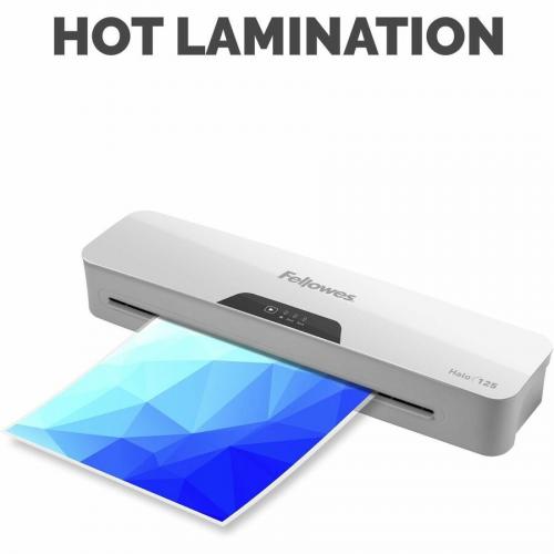 Fellowes Halo&trade; 125 Thermal Laminator For Home, School Or Office With 25 Pouch Starter Kit, Easy To Use, 1 Minute Warm Up, Jam Free Alternate-Image6/500