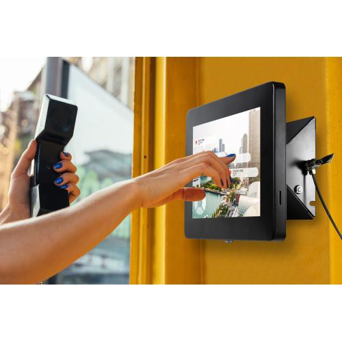 CTA Digital Premium Angle Flip Security POS Kiosk With Storage Compartment Alternate-Image6/500