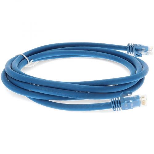 AddOn 10ft RJ 45 (Male) To RJ 45 (Male) Straight Blue Cat6A UTP PVC Copper Patch Cable Alternate-Image6/500