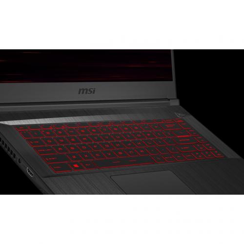 MSI GF65 15.6" Gaming Laptop Core I5 9300H 8GB RAM 512GB SSD 120Hz RTX 2060 6GB   9th Gen I5 9300H Quad Core   NVIDIA GeForce RTX 2060 With 6 GB   In Plane Switching (IPS) Technology   Up To 4.10 GHz Processing Speed   Windows 10 Home Alternate-Image6/500