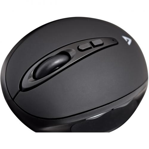 V7 Wireless Ergonomic 7 Button/Adjustable DPI Mouse  MW400   Black Alternate-Image6/500