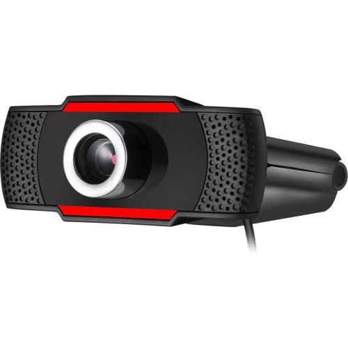 Adesso CyberTrack CyberTrack H3 Webcam   1.3 Megapixel   30 Fps   Black, Red   USB 2.0 Alternate-Image6/500