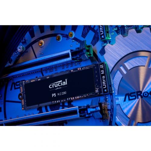 Crucial P5 CT2000P5SSD8 2 TB Solid State Drive   M.2 2280 Internal   PCI Express NVMe (PCI Express NVMe 3.0) Alternate-Image6/500