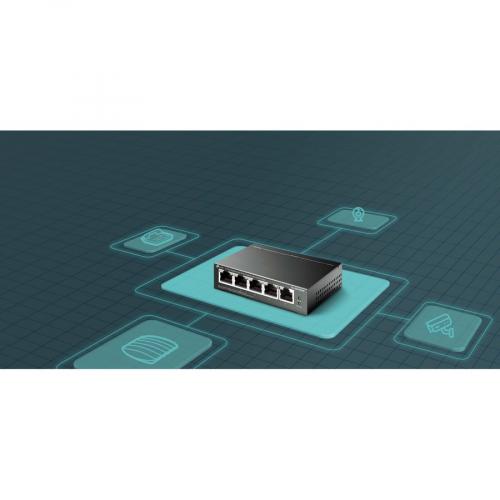 TP Link TL SG105PE   5 Port Gigabit Easy Smart Switch With 4 Port PoE+ Alternate-Image6/500