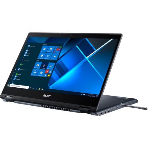Acer P414RN 51 TMP414RN 51 54QW 14" Touchscreen Convertible 2 In 1 Notebook   Full HD   1920 X 1080   Intel Core I5 11th Gen I5 1135G7 Quad Core (4 Core) 2.40 GHz   8 GB Total RAM   512 GB SSD   Slate Blue Alternate-Image6/500