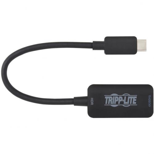 Tripp Lite By Eaton USB C To HDMI Active Adapter Cable (M/F), 4K 60 Hz, HDR, 4:4:4, DP 1.2 Alt Mode, HDCP 2.2, Black, 6 In. (15.2 Cm) Alternate-Image6/500
