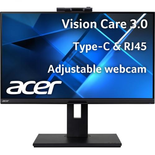 Acer B248Y Webcam Full HD LCD Monitor   16:9   Black Alternate-Image6/500